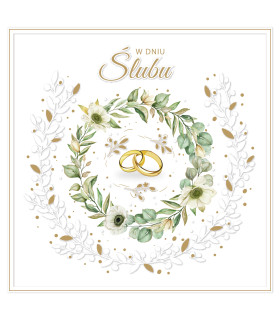 Kartka na ślub, wesele z super życzeniami KWB5