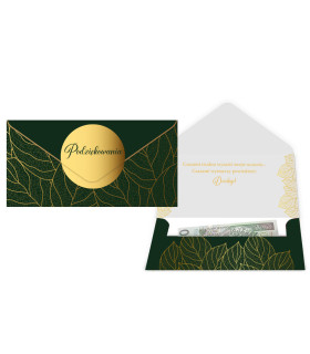 Koperta upominkowa na prezent z Podziękowaniami PCKOP48