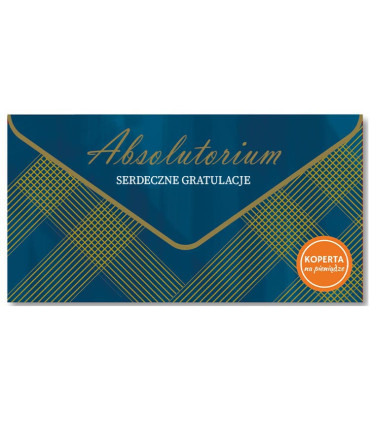 Koperta na prezent Gratulacje z okazji Absolutorium PCKOP49