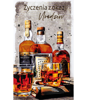 Kartka urodzinowa dla Faceta, Kolegi, Przyjaciela A1044B