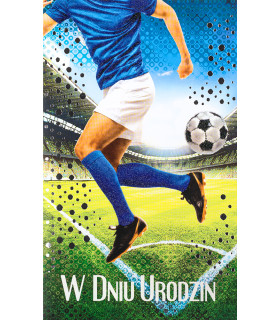 Kartka urodzinowa dla Chłopaka piłkarza A2012B