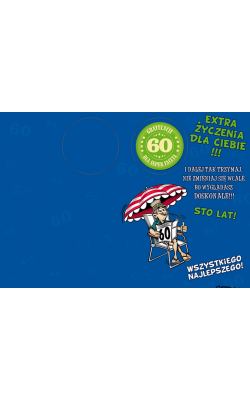 Kartka na 60 urodziny Party04