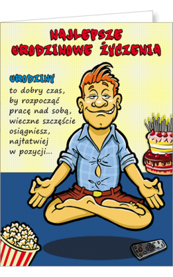 Kartka urodzinowa Comic 03
