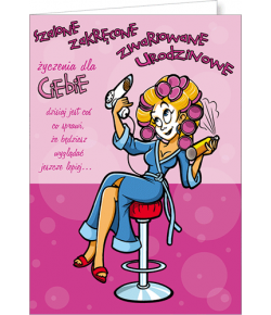 Kartka urodzinowa Comic 04