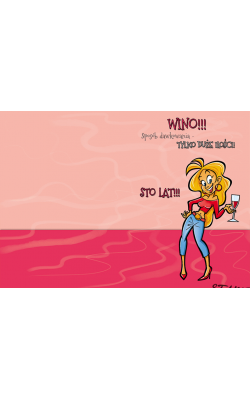 Kartka urodzinowa Comic 07