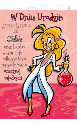 Kartka urodzinowa Comic 07