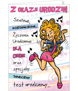 Kartka urodzinowa Comic12