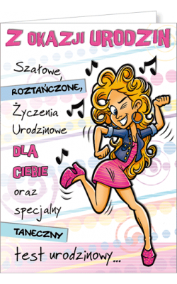 Kartka urodzinowa Comic12