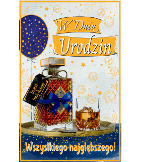 Kartka urodzinowa dla Kolegi, Chłopaka, Przyjaciela U177