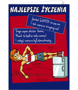 Kartka dla chłopaka  Comic 19