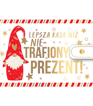 Portfeliki na prezenty świąteczne  zestaw 48 szt. POR48BN