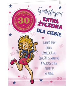 Kartka na 30 urodziny Party08