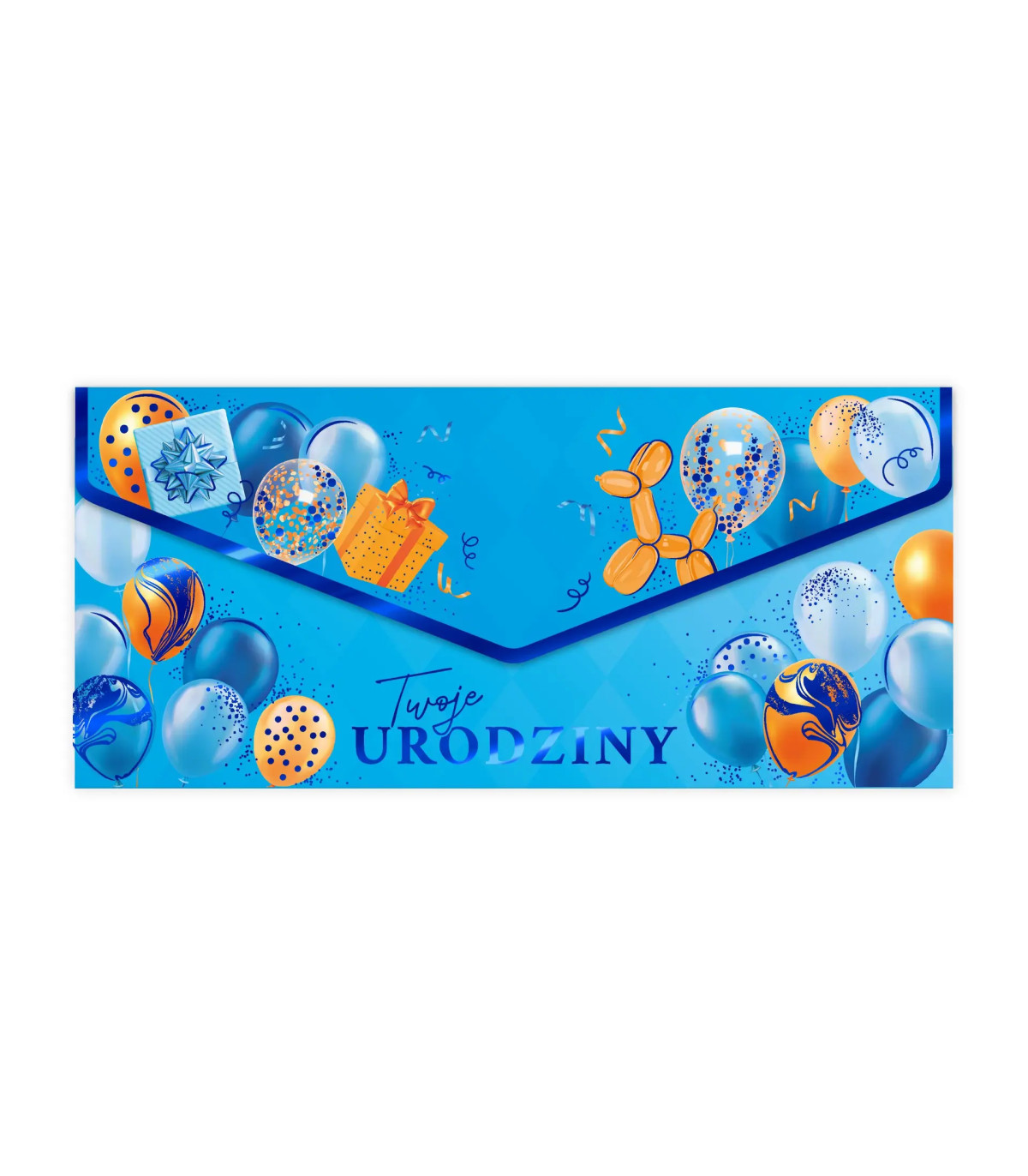 Kartka urodzinowa etui na banknoty na głupoty, drobiazgi, słodkości, marzenia KZKH29U