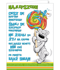 Kartka uniwersalna Happy24