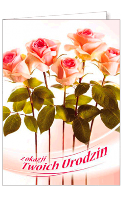 Kartki urodzinowe z życzeniami FF 1214