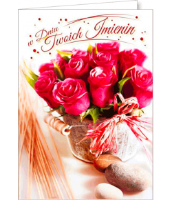 Kartka na imieniny z tekstem FF 1285