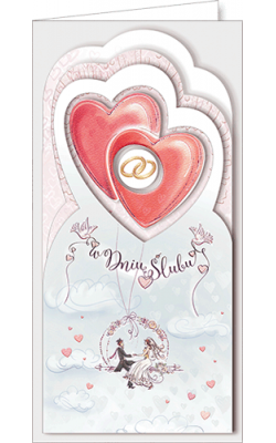 Kartka na ślub DS 01