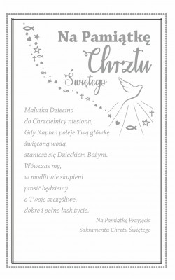 Pamiątka Chrztu CHAB 04