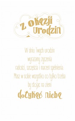 Kartka urodzinowa U82