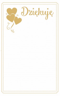 Kartka Podziękowanie U21