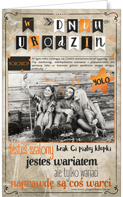 Kartka urodzinowa U37