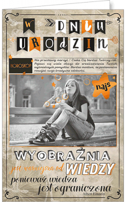 Kartka urodzinowa U38