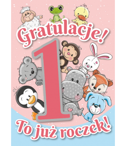 Kartka na Roczek GM397