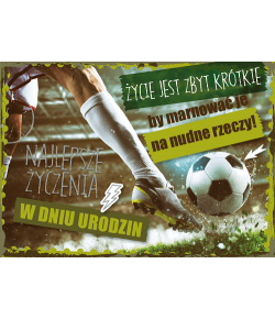 Kartka urodzinowa dla piłkarza GM586