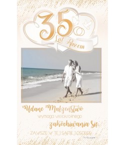 Kartka n 35 Rocznicę ślubu RS5
