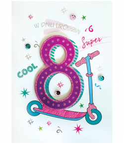 Kartka na 8 lat M 523