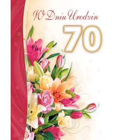 Urodziny z cyfrą lat GAU 06