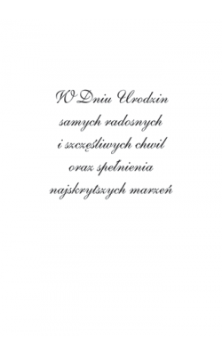 Urodziny z cyfrą lat GAU 06