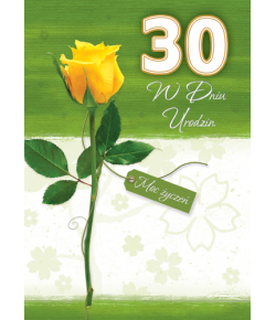 Urodziny z cyfrą lat GAU 03