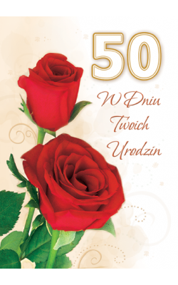 Urodziny z cyfrą lat GAU 01