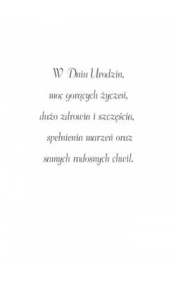 Urodziny z cyfrą lat GAU 01