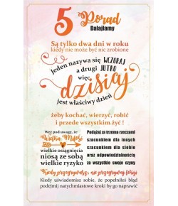 Sentencje Kartka z mądrymi myślami TAB2