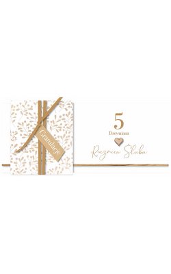 5 Rocznica ślubu drewniana KPAS 55