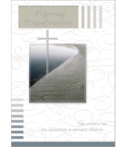 Kartka z wyrazami współczucia Kondolencjami WR2