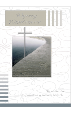 Kartka z wyrazami współczucia Kondolencjami WR2