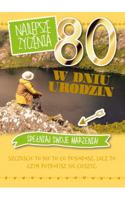 Kartka na 80-te urodziny GM 658