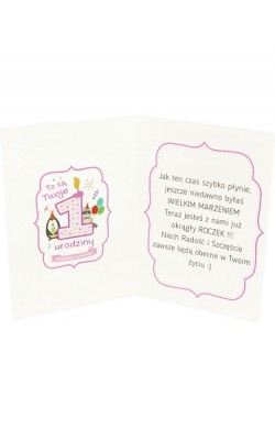 Kartka na Roczek 4K 11