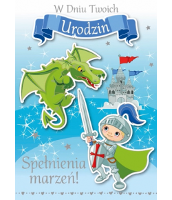 Kartka na urodziny dla chłopczyka GM 639