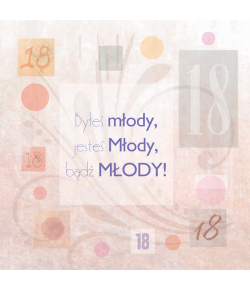 Kartka na 18 urodziny P23 33
