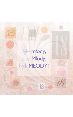 Kartka na 18 urodziny P23 33
