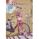Kartka urodzinowa z rowerem M566