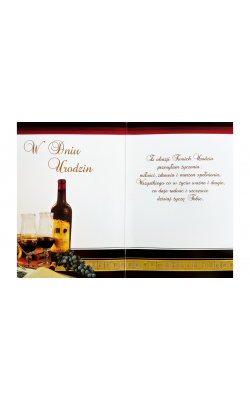 Kartka z winem dla kolegi PB 30