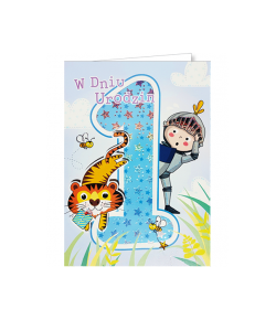 Kartka na Roczek dla chłopczyka M 687