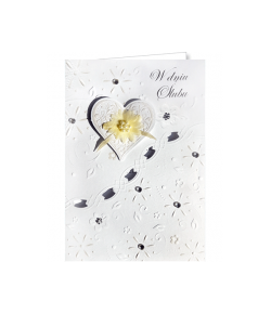 Elegancka kartka na ślub M8 097