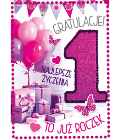 Kartka na Roczek GM 602