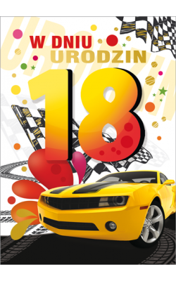 Kartka na 18-tkę OG 01